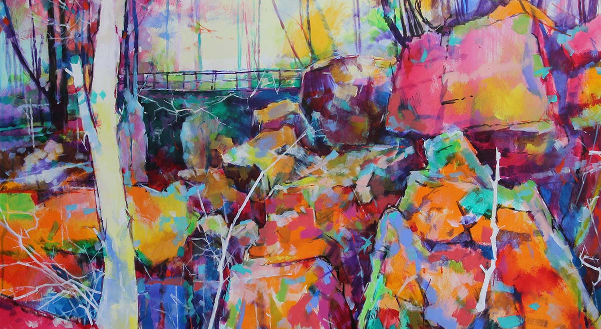 Painting Puzzlewood and tales of Puzzlewood past